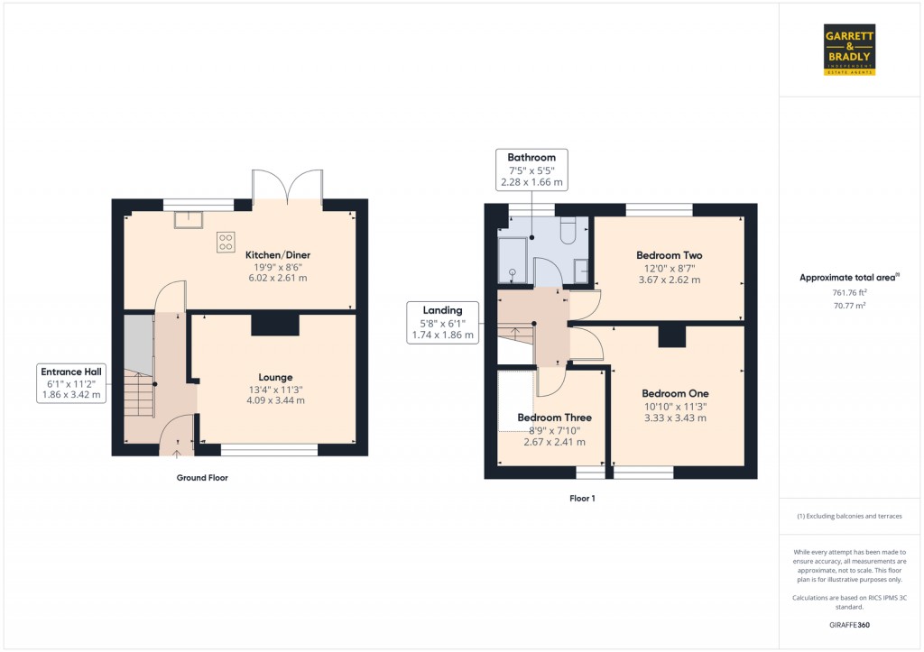 Floorplans For Paybridge Road, Bristol, BS13