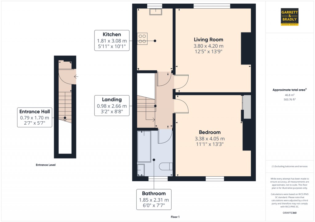 Floorplans For Cotswold Road, Windmill Hill, Bristol, BS3