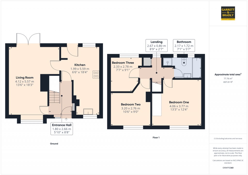 Floorplans For Novers Crescent, Knowle, Bristol, BS4