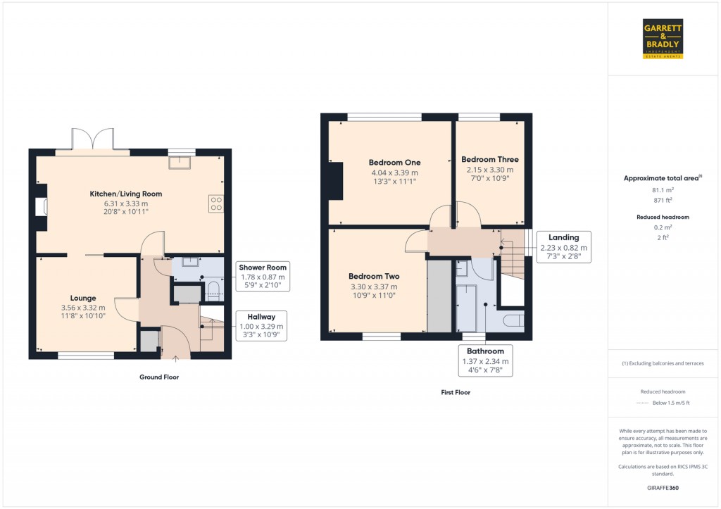 Floorplans For Ponsford Road, Knowle Park, Bristol