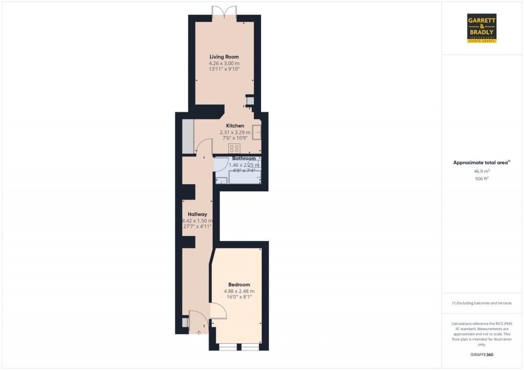 Floorplans For Kingsdown Parade, Bristol, BS6