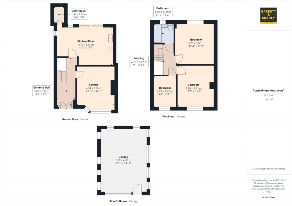 Floorplans For Lewis Road, Bedminster Down, Bristol