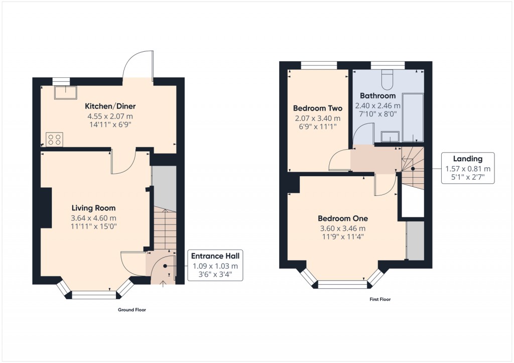 Floorplans For St. Peters Rise, Headley Park, Bristol, BS13