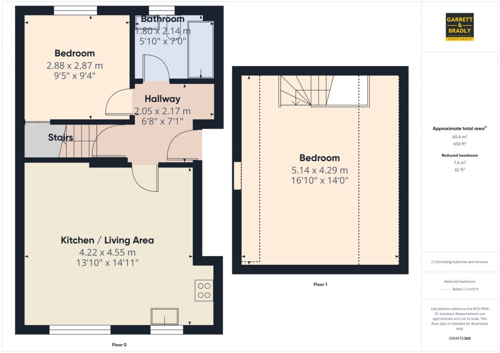 Floorplans For Bellevue Road, Bristol, BS5