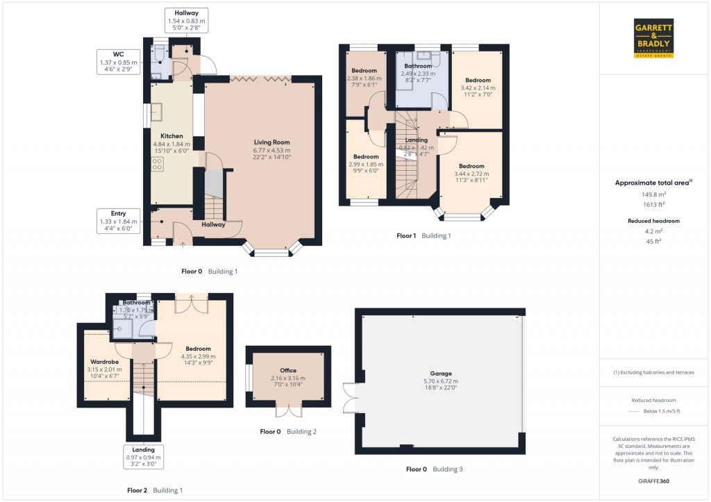 Floorplans For St. Peters Rise, Bristol, BS13 7NF