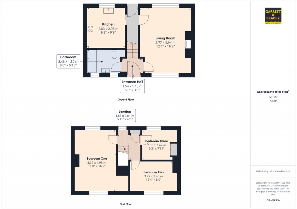 Floorplans For Weymouth Road, Bedminster, Bristol, BS3