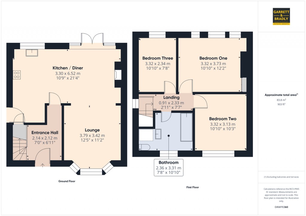 Floorplans For Bishopsworth Road, Bedminster Down, BS13