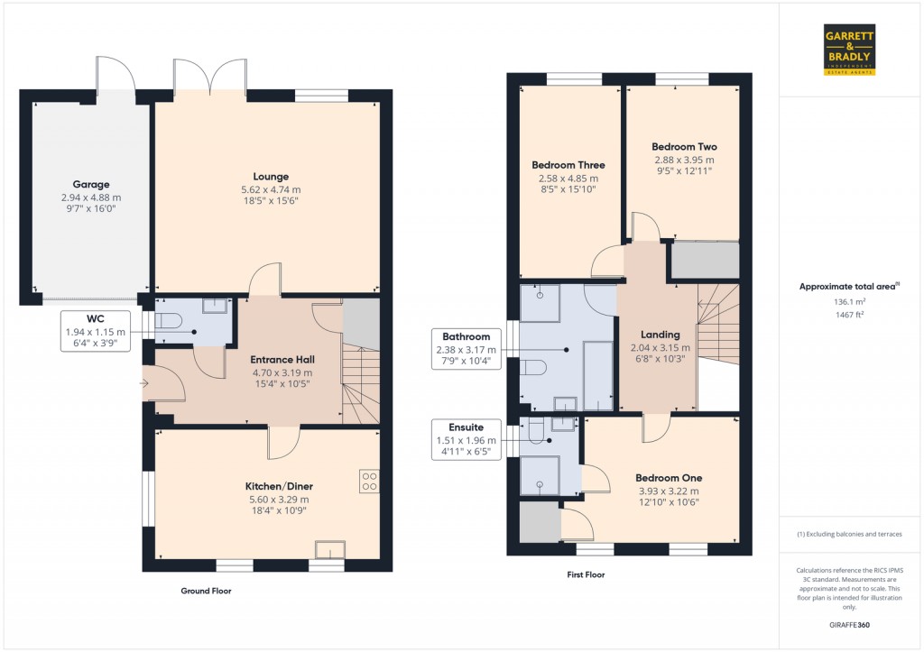 Floorplans For Highridge Road, Bishopsworth, Bristol