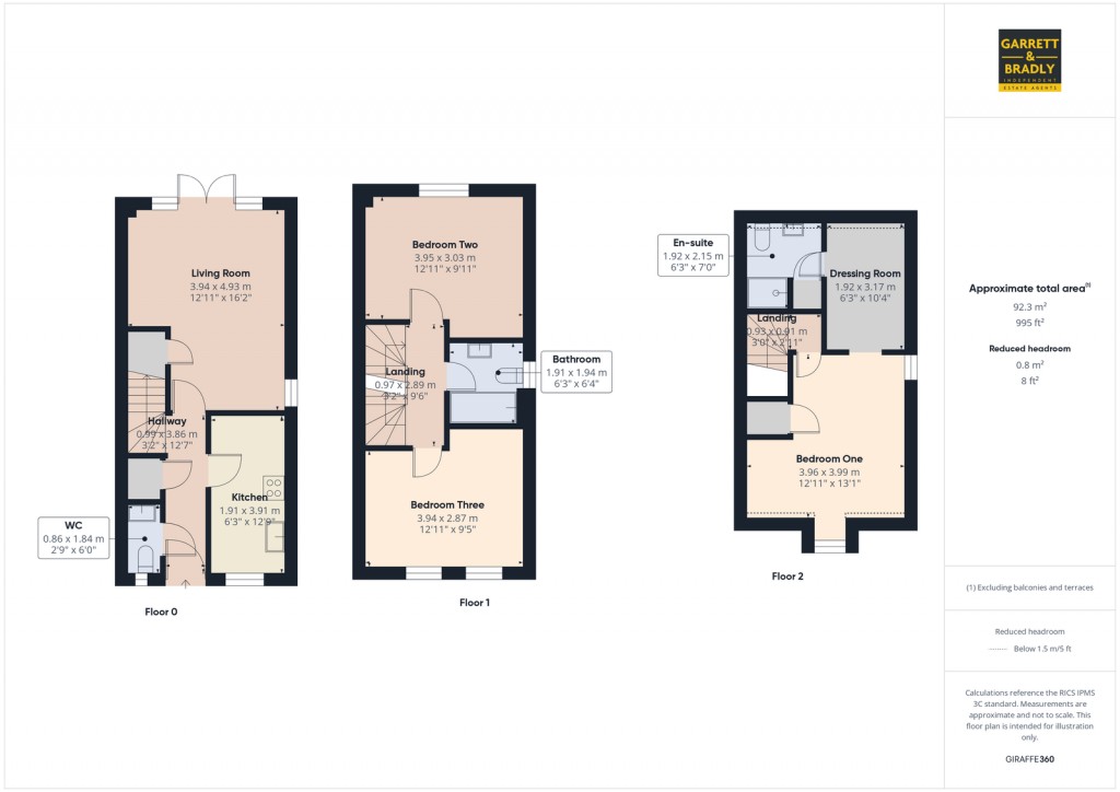 Floorplans For Lanes End, Bristol, BS4