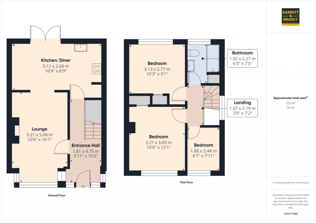 Floorplans For Salisbury Road, St. Annes Park, Bristol