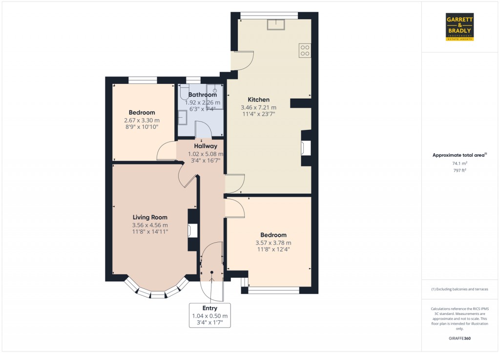 Floorplans For Runnymead Avenue, Bristol, BS4 5BB