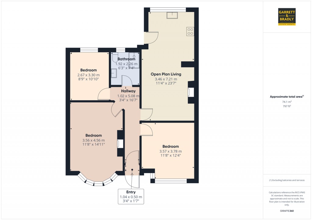 Floorplans For Runnymead Avenue, Bristol, BS4 5BB