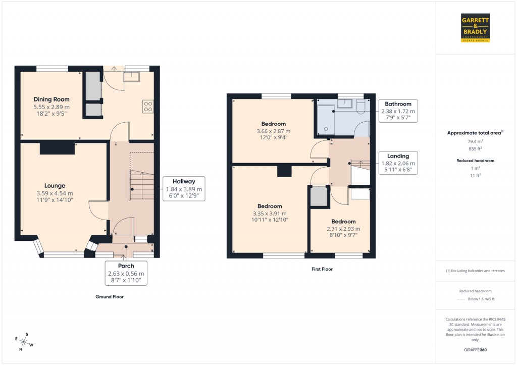 Floorplans For Lampton Grove, Bristol