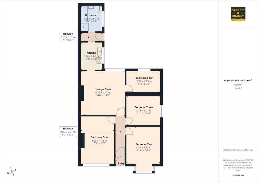 Floorplans For Northville Road, Bristol, BS7 0RJ