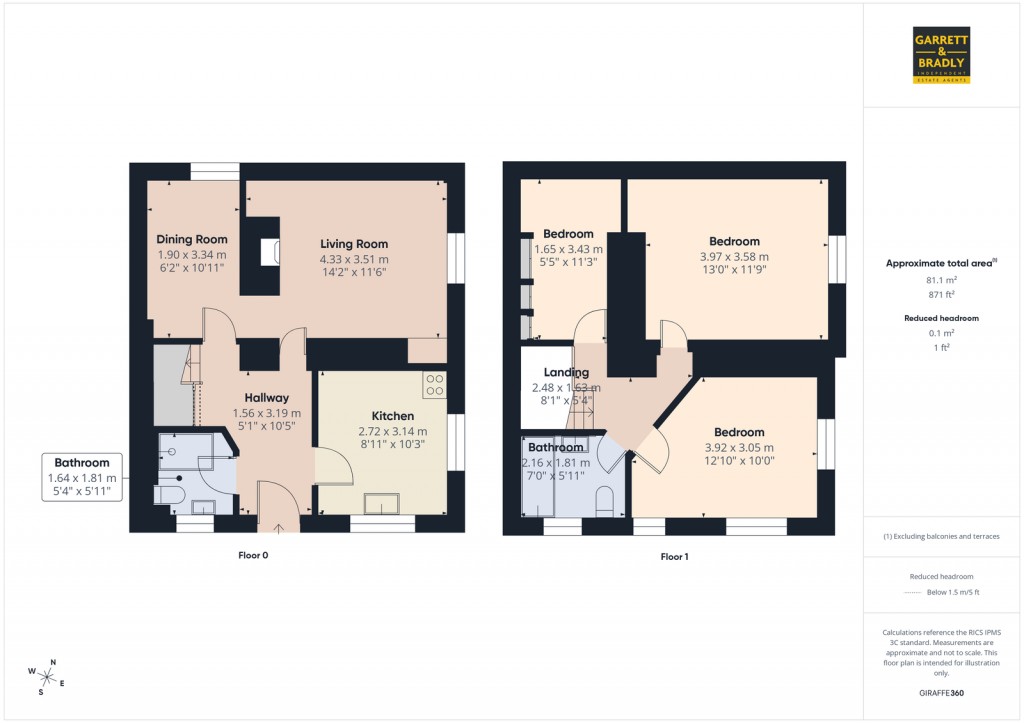 Floorplans For Stoke Hill, Chew Stoke, Bristol, BS40 8XF