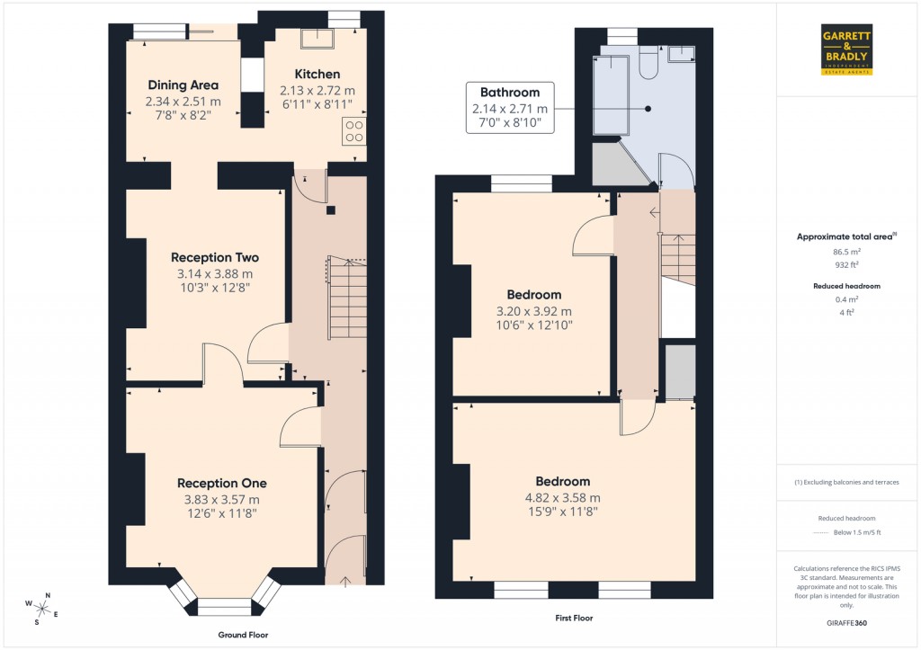 Floorplans For William Street, Totterdown, Bristol