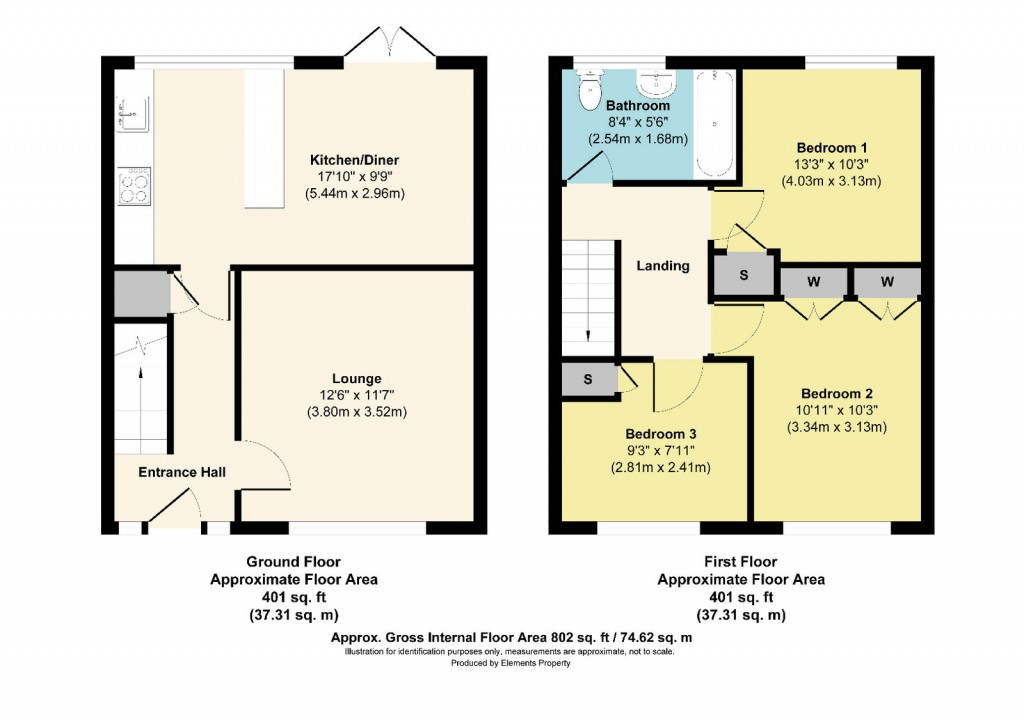 Floorplans For Bishport Avenue, Withywood, Bristol