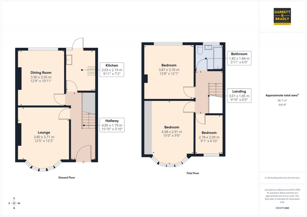 Floorplans For Talbot Road, Bristol, BS4