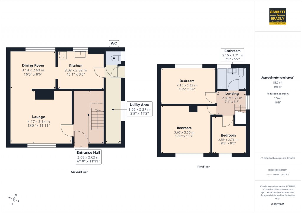 Floorplans For Avebury Road, Ashton Vale, BS3