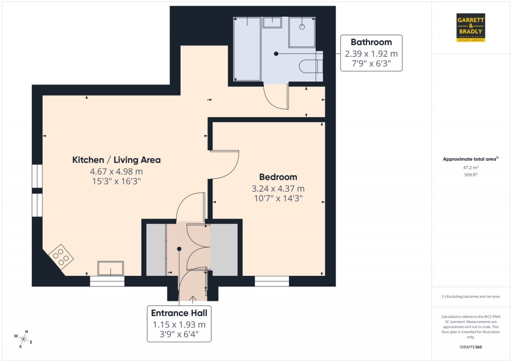 Floorplans For Chessel Street, The Chessels, Bristol