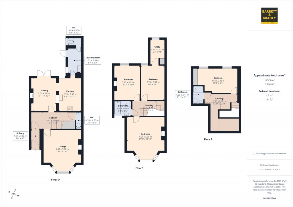 Floorplans For Sefton Park Road, Bristol, BS7 