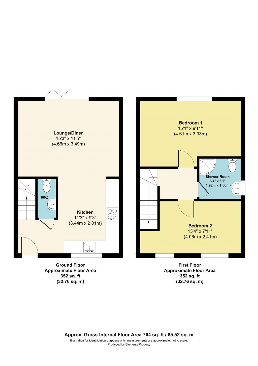 Floorplans For Guildford Road, St. Annes Park, Bristol