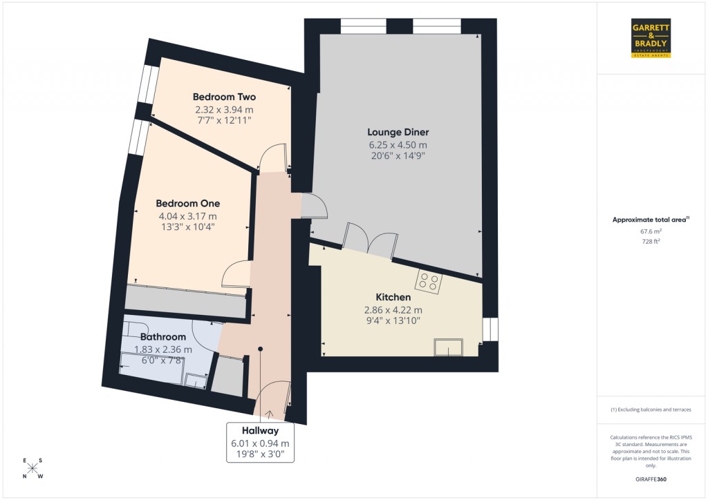 Floorplans For Colston Street, Bristol, BS1 5BB