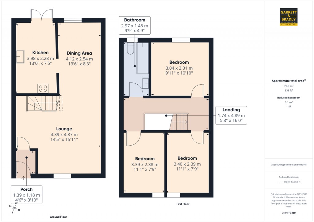 Floorplans For Dorset Street, Bedminster, BS3