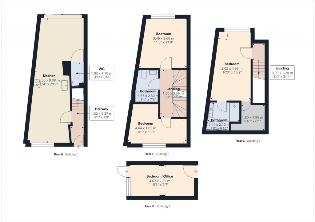 Floorplans For Pembery Road, The Chessels, BS3