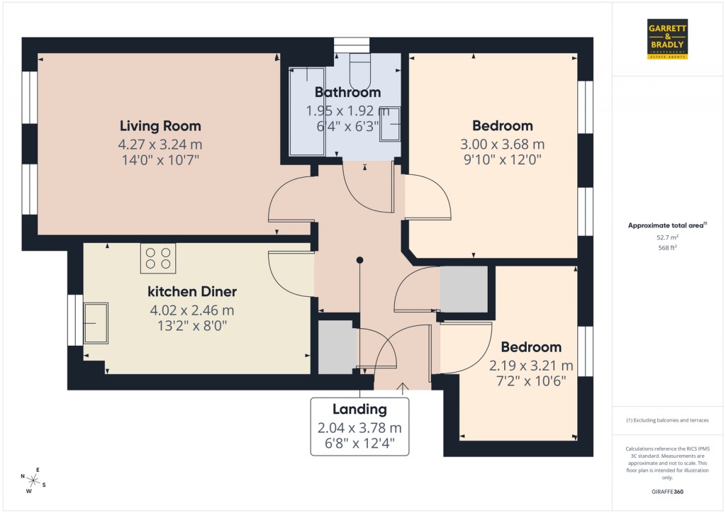 Floorplans For Hedgers Close, Ashton, Bristol, BS3