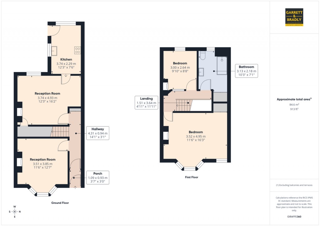 Floorplans For Paultow Road, Victoria Park, BS3