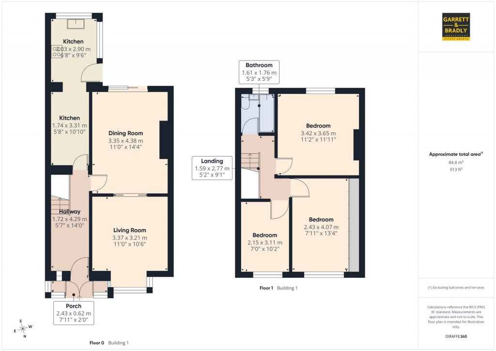 Floorplans For Downend Road, Horfield, Bristol, BS7 9PX