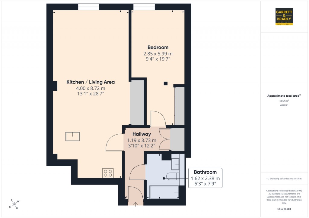 Floorplans For Consort House, Bedminster, BS3