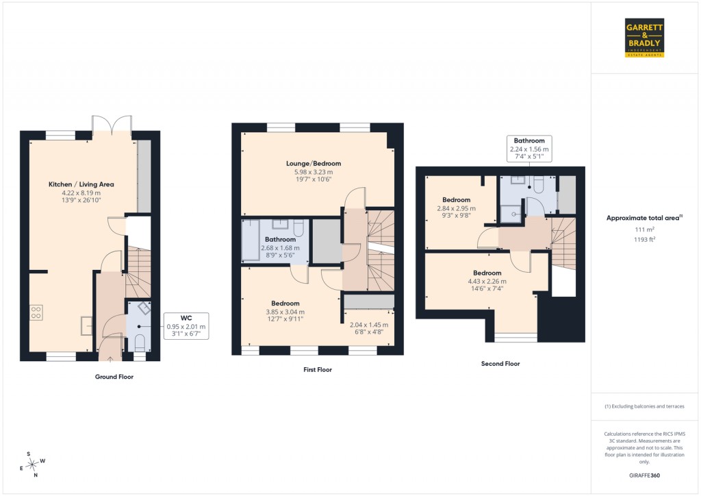 Floorplans For Malago Drive, Bedminster, BS3