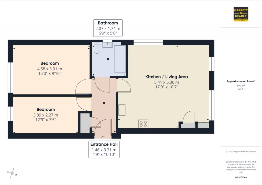 Floorplans For Old Pump House Close, Bedminster Down, BS13