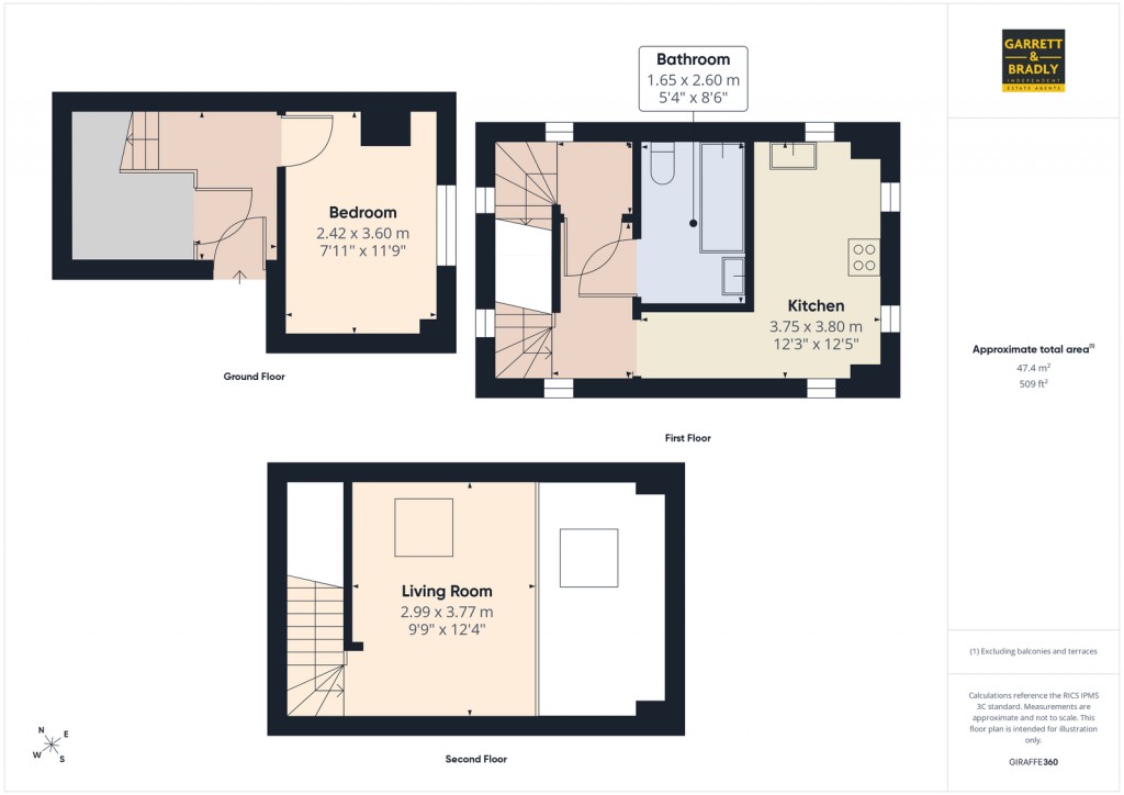 Floorplans For St. Peters Court, Bedminster, BS3
