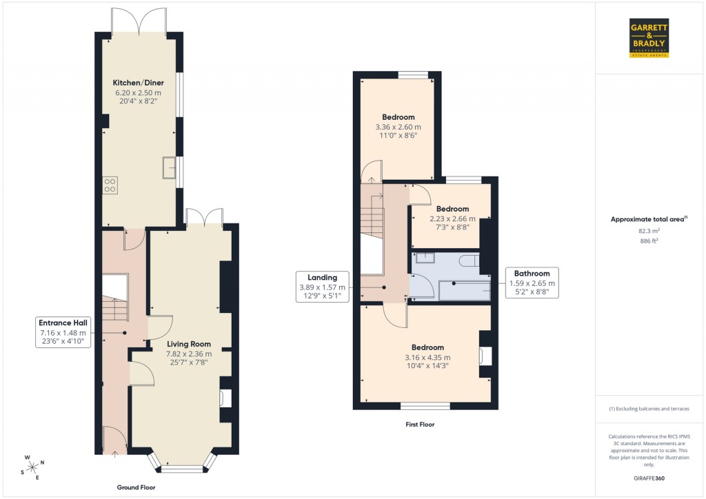 Floorplans For Bishopsworth Road, Bedminster Down, BS13