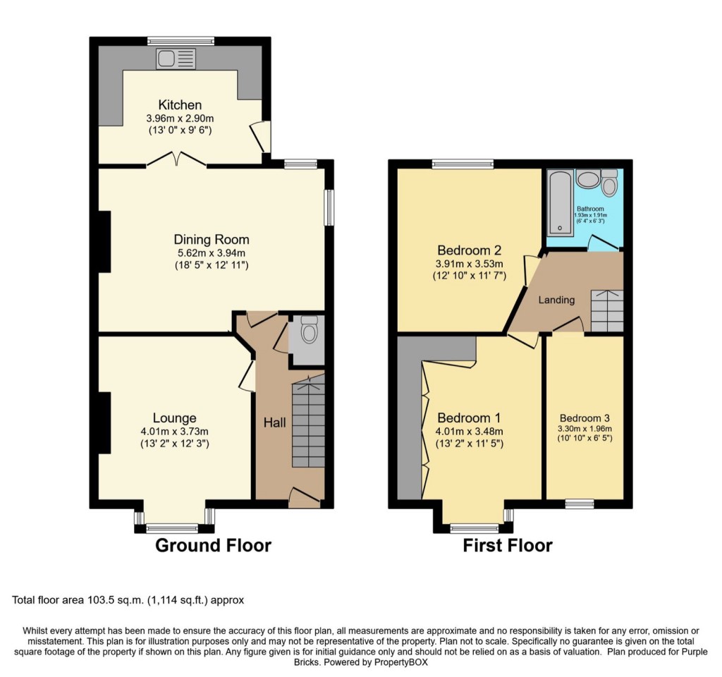 Floorplans For Northville Road, Filton, Bristol