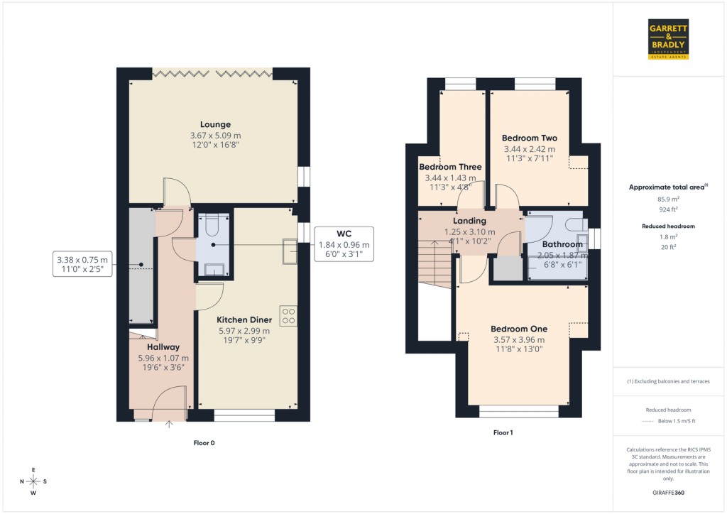 Floorplans For Fir Tree Lane, Bristol, BS5