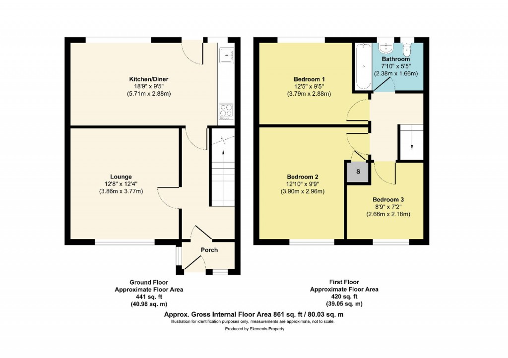 Floorplans For Brinmead Walk, Bishopsworth, Bristol