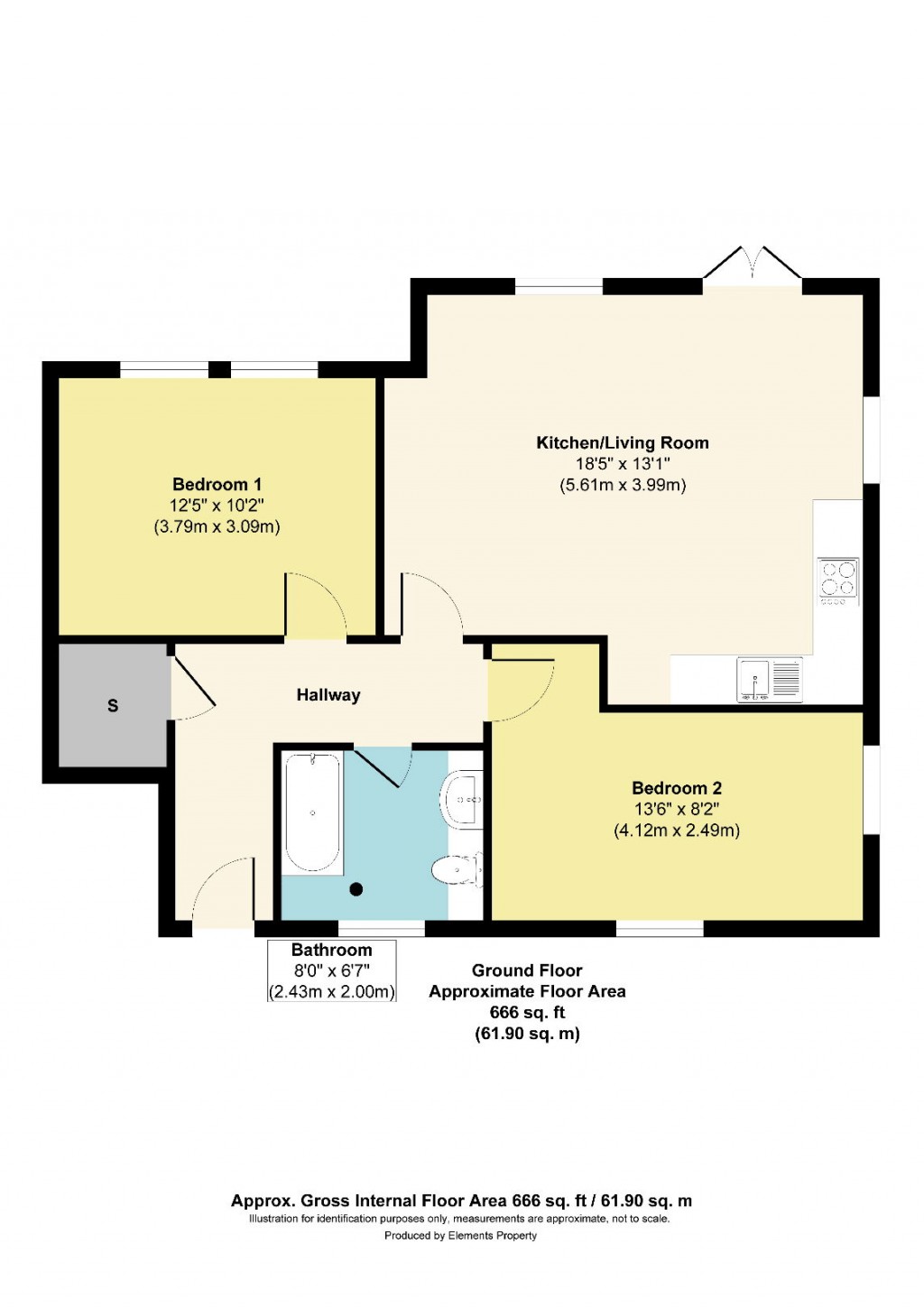 Floorplans For Queens Road, Bishopsworth, Bristol