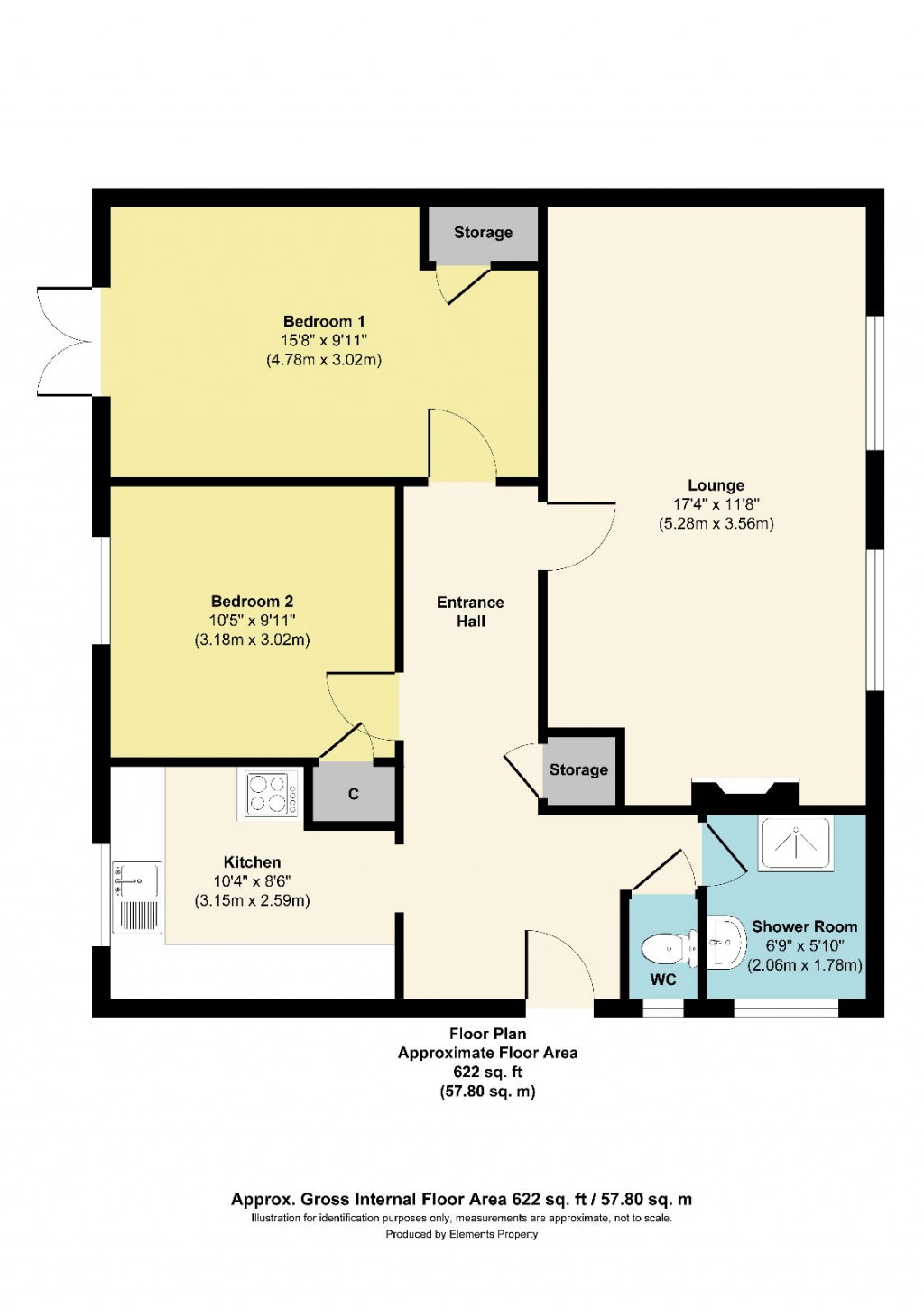 Floorplans For Dangerfield Avenue, Highridge, Bristol