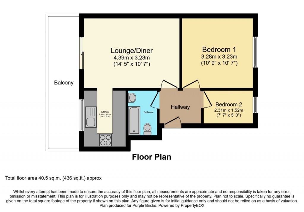 Floorplans For Briary Road, Portishead