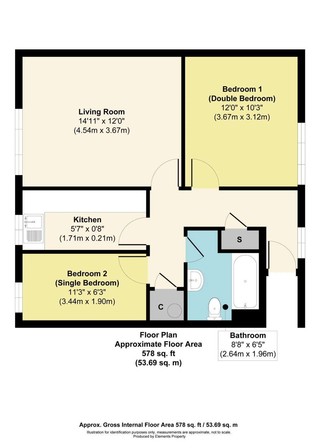 Floorplans For Wellgarth Road, Knowle, Bristol, BS4