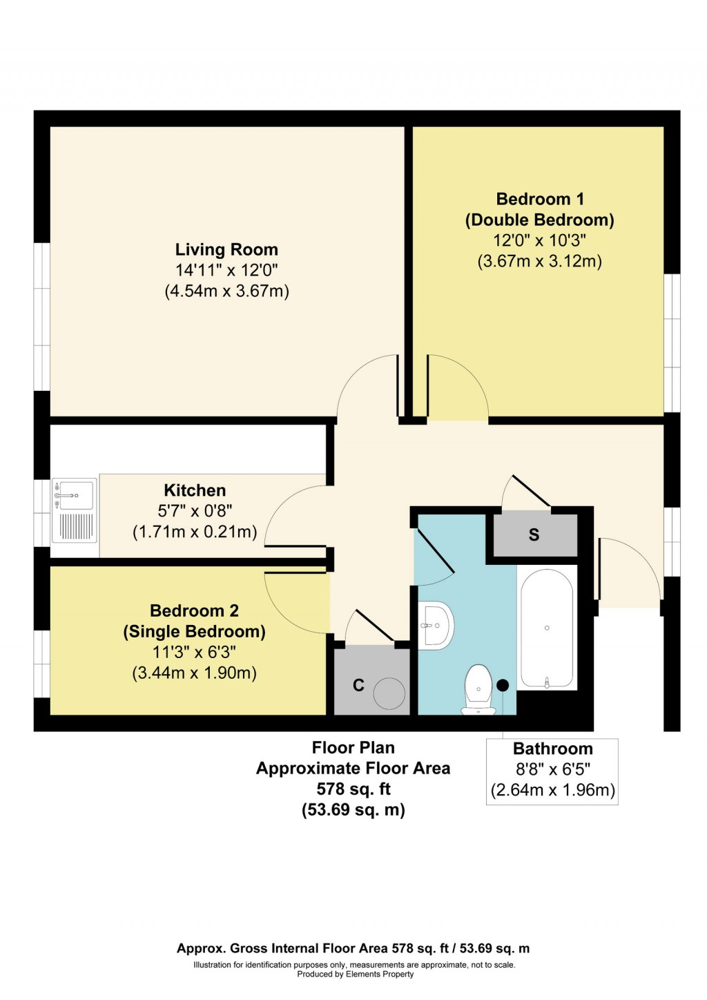 Floorplans For Wellgarth Road, Knowle, Bristol, BS4