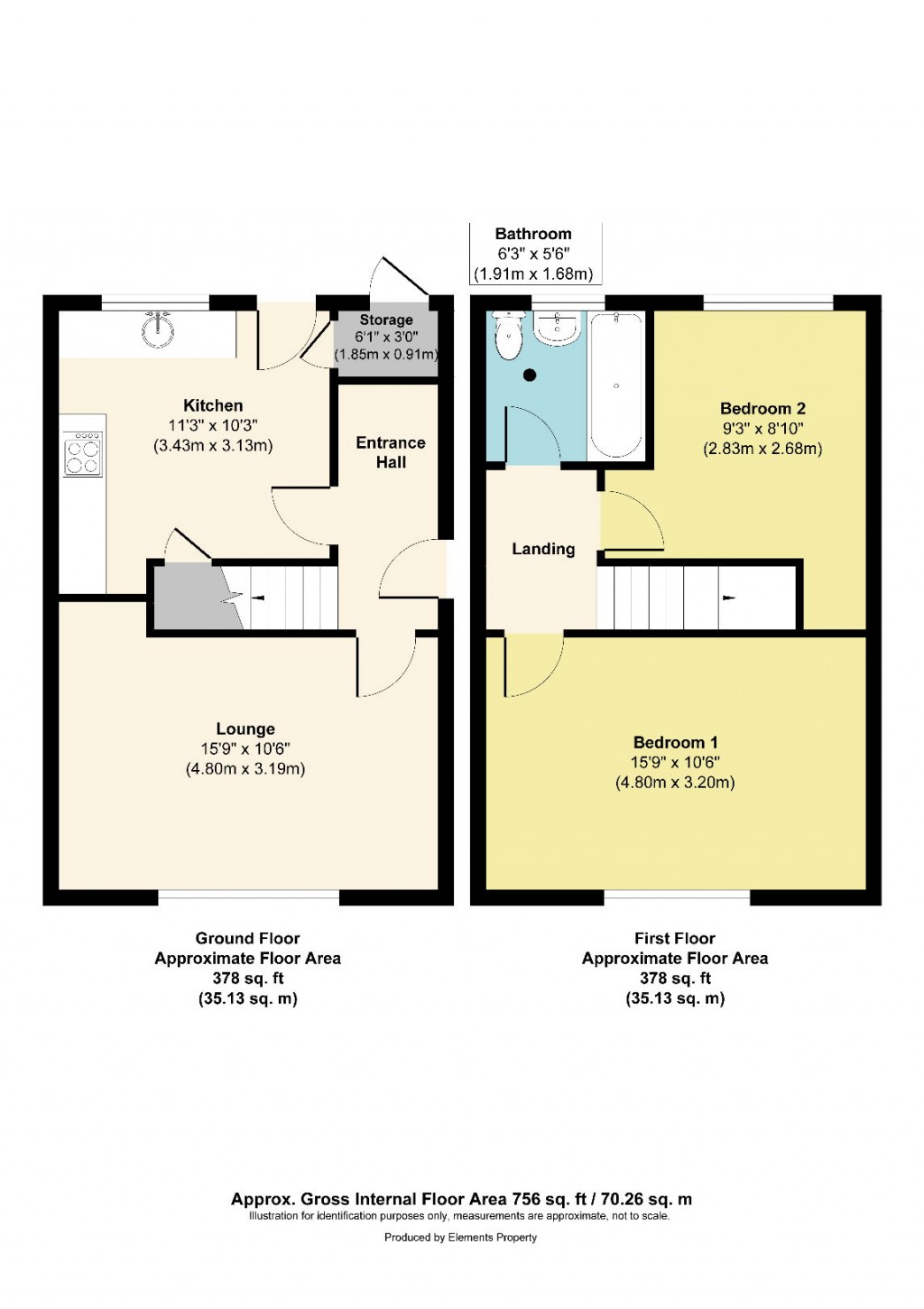 Floorplans For Molesworth Drive, Withywood, Bristol