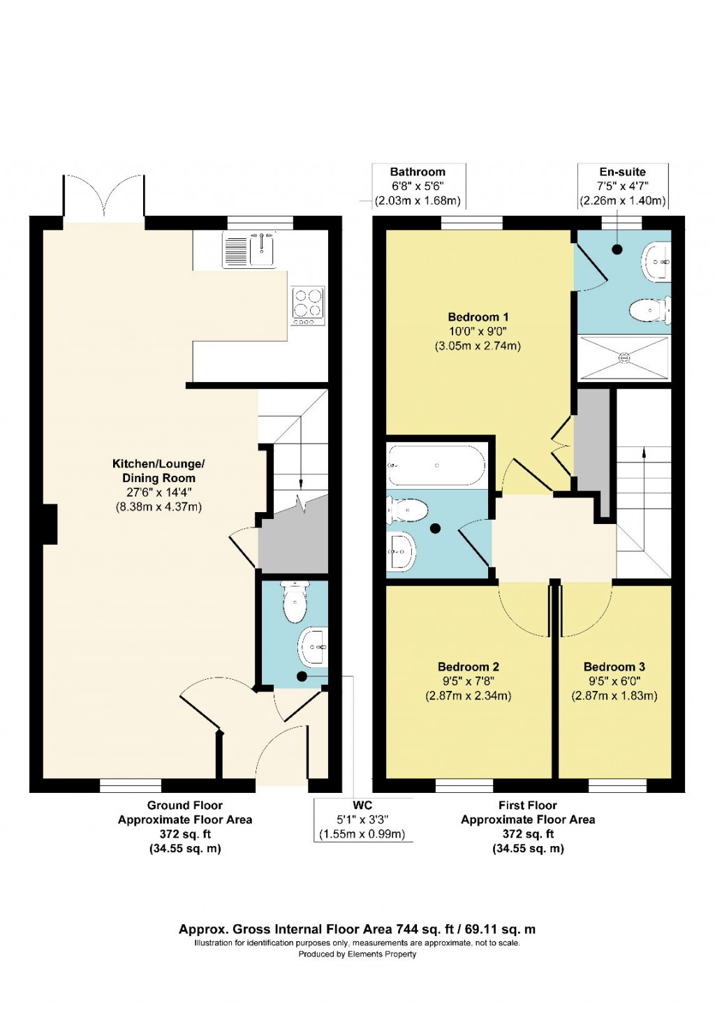 Floorplans For Gauting Road, Patchway, Bristol, BS34