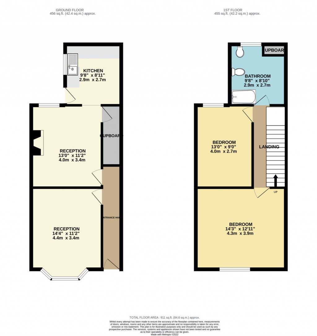 Floorplans For Highworth Road, St. Annes, Bristol