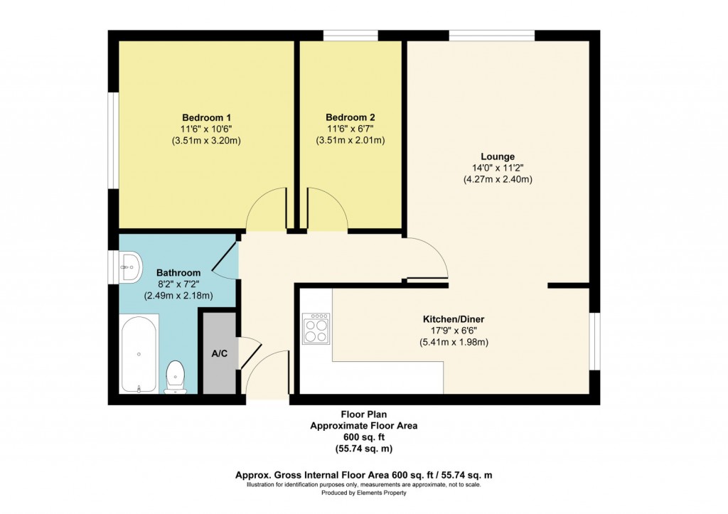 Floorplans For Butlers Close, Bristol, BS5 8AW