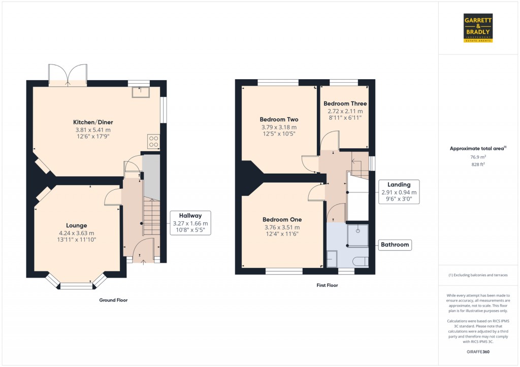 Floorplans For Queens Road, Bishopsworth, Bristol
